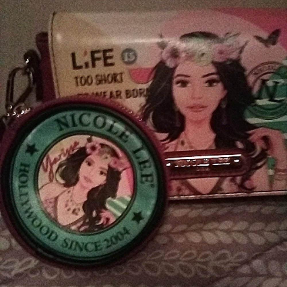 Authentic Nicole Lee purse and coin purse